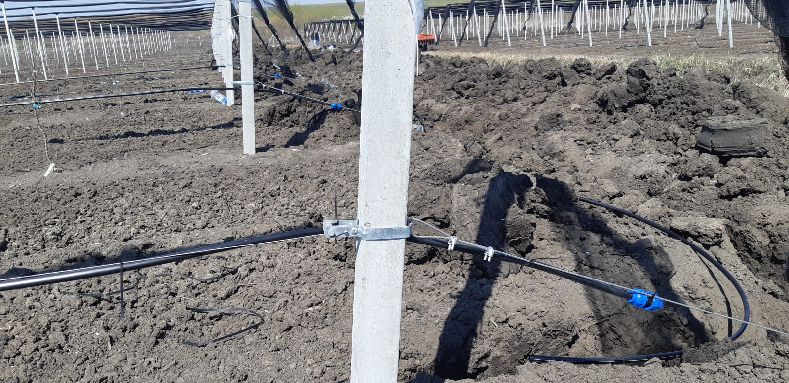 Sistemul de irigare montat